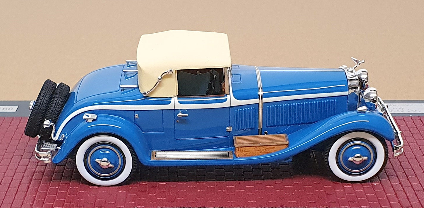 Matrix 1/43 Scale MX40907-012 - 1929 Isotta Fraschini 8A SS Castagna - Blue