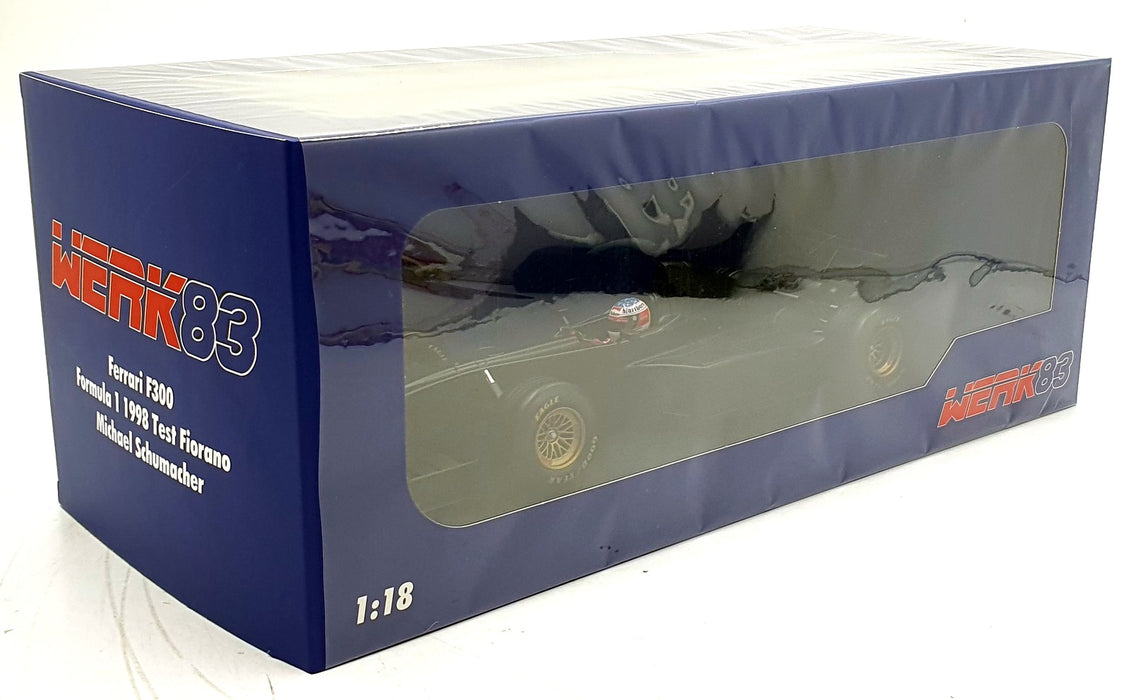 Werk83 1/18 Scale W18033006 - Ferrari F300 F1 Test Car Fiorano 1998 - Shumacher