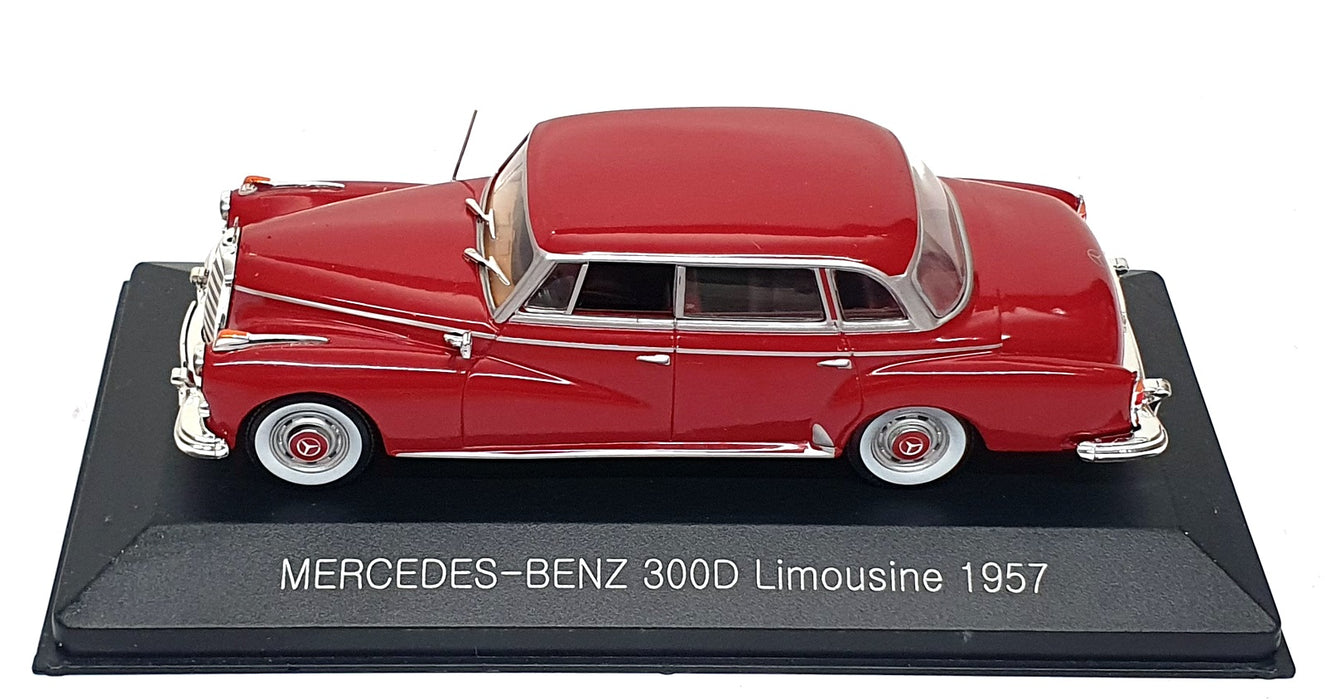 Whitebox 1/43 Scale 147358 - 1957 Mercedes Benz 300D Limousine - Red