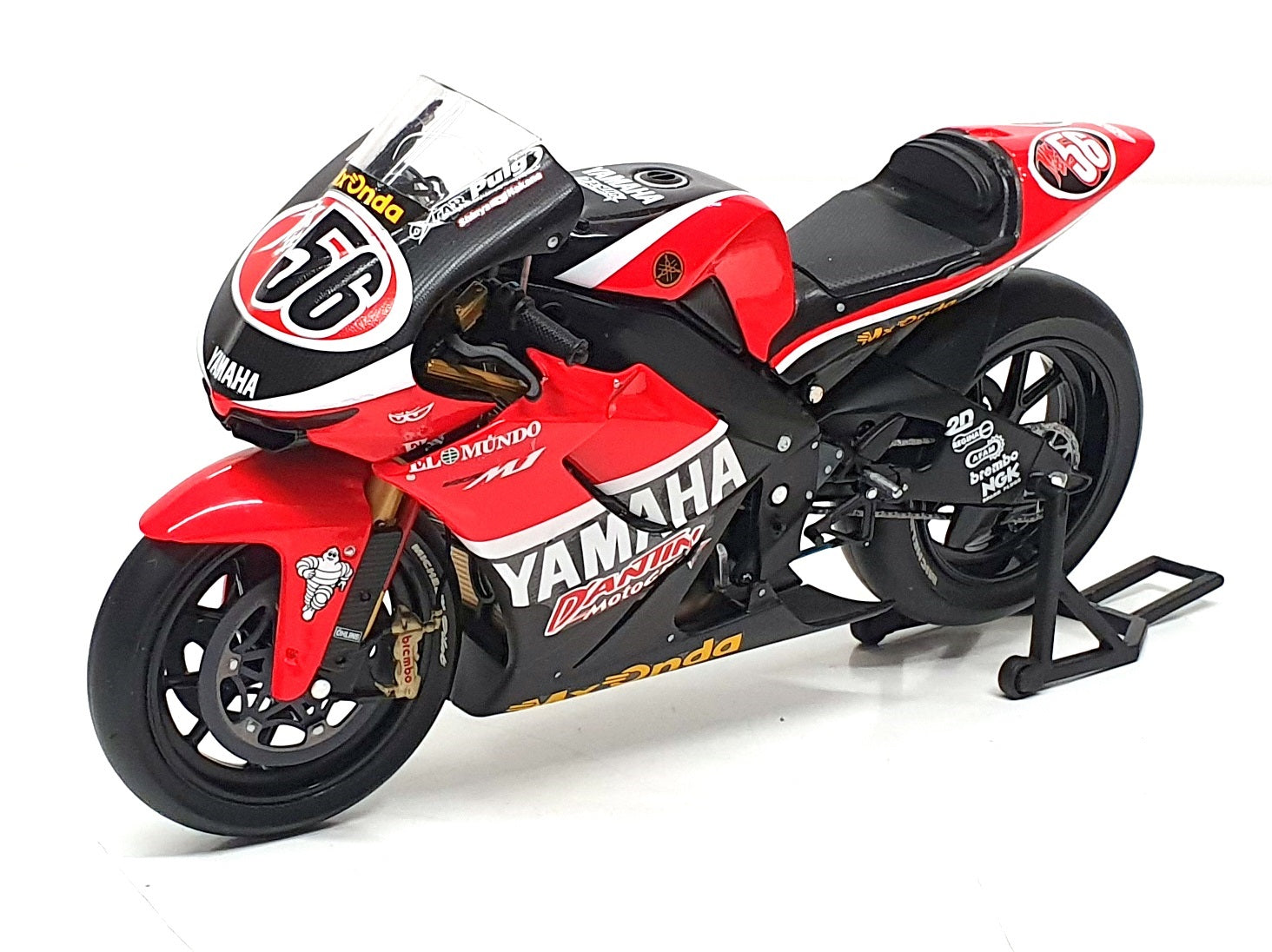 Minichamps 1/12 Scale 122 036356 - Yamaha YZR-M1 MotoGP 2003 #56 S. Nakano