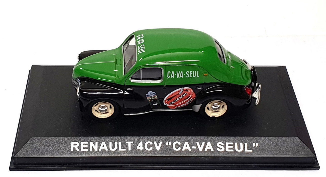 Altaya 1/43 Scale 4CVGB - Renault 4cv Van CA-VA Seul - Green/Black