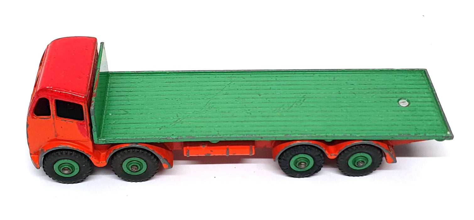 Dinky Supertoys 30526U - Foden Flat Truck - Orange/Green REPAINT