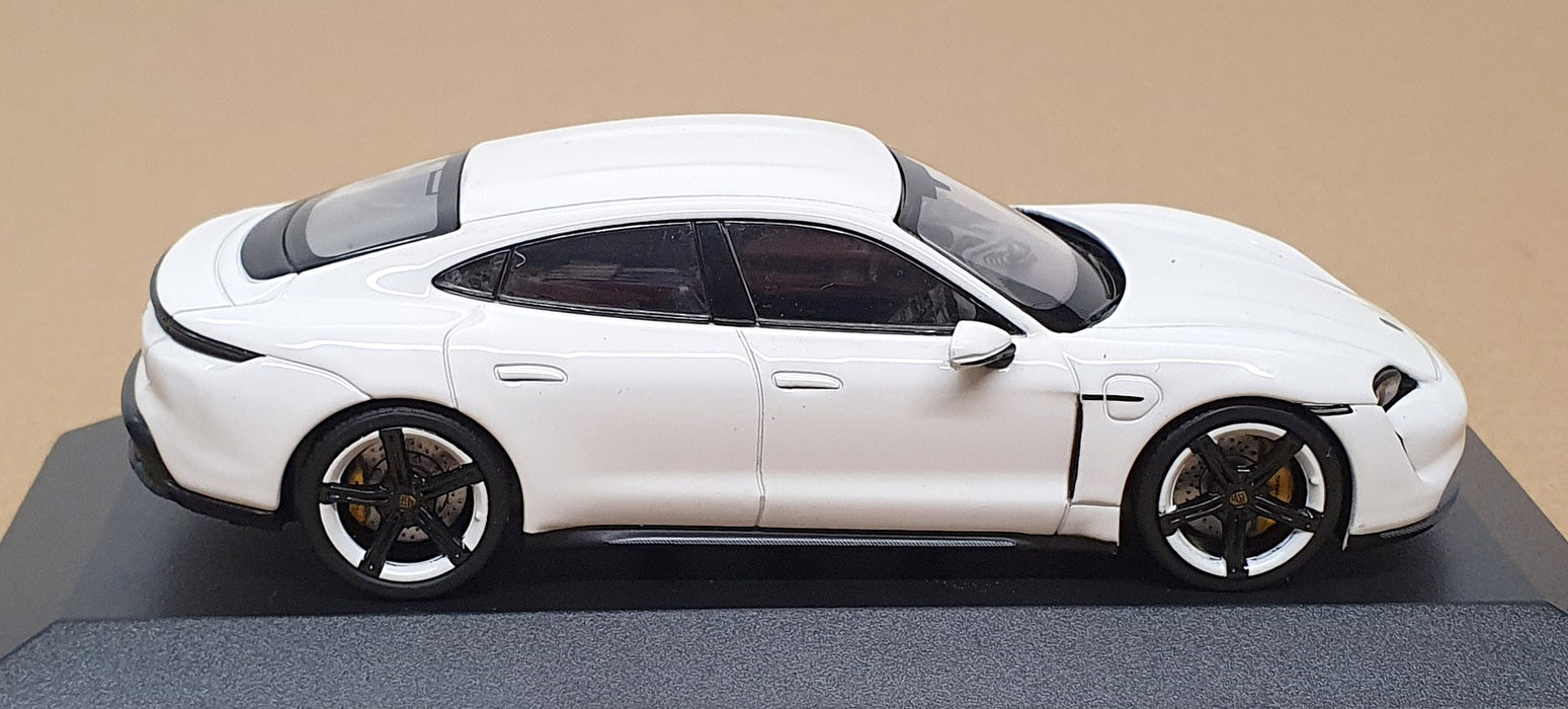 Minichamps 1/43 Scale WAP 020 780 0L - Porsche Taycan Turbo S - White