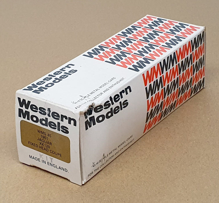Western Models 1/43 Scale Unbuilt Kit WMS45 - 1951 Jaguar XK120 FHD
