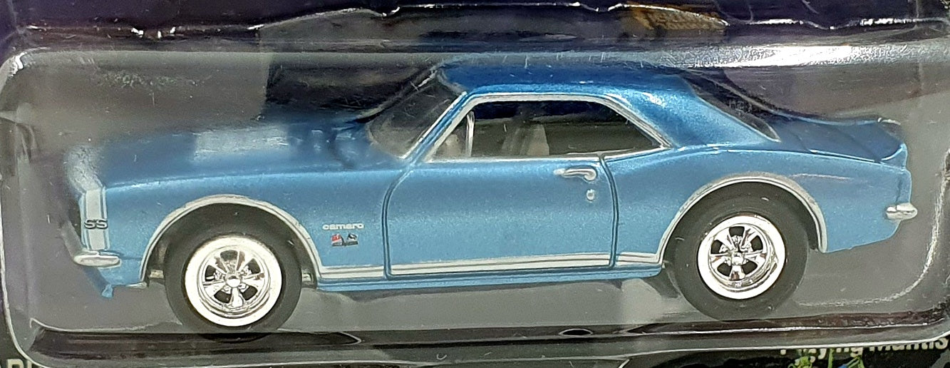 Johnny Lightning 1/64 Scale 451-01 - 1967 Chevrolet Camaro RS/SS 396 - Met. Blue