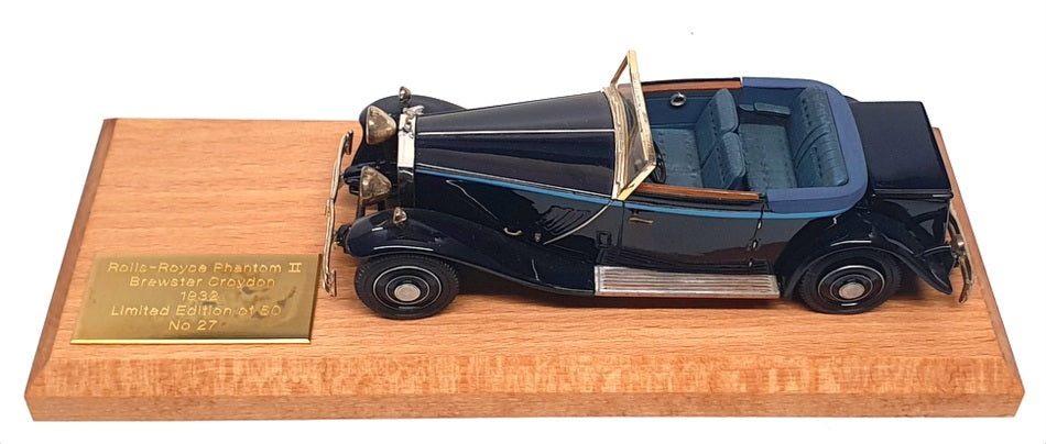 Top Marques 1/43 Scale GS3 - 1932 Rolls Royce Phantom II - Blue