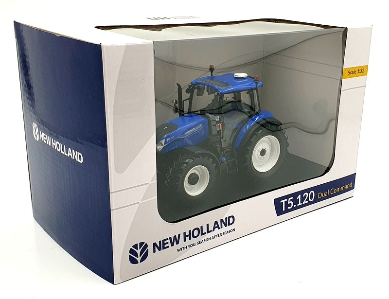 Universal Hobbies 1/32 Scale UH6678 - New Holland T5.120 Dual Command - Blue