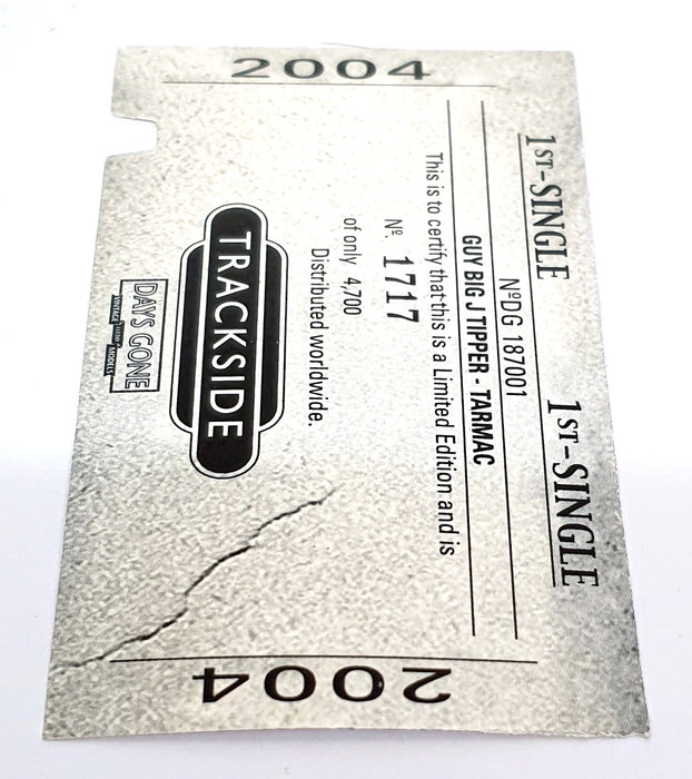 Lledo 1/76 Scale DG187001 - Guy Big J Tipper Tarmac - Khaki