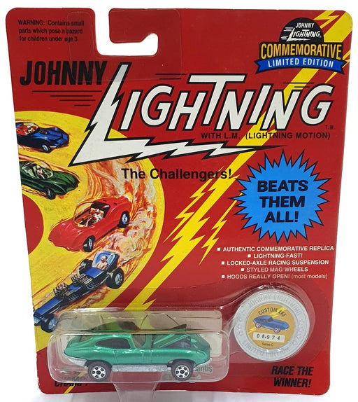 Johnny Lightning 1/64 Scale 100-130 - The Challengers Custom XKE - Met. Green