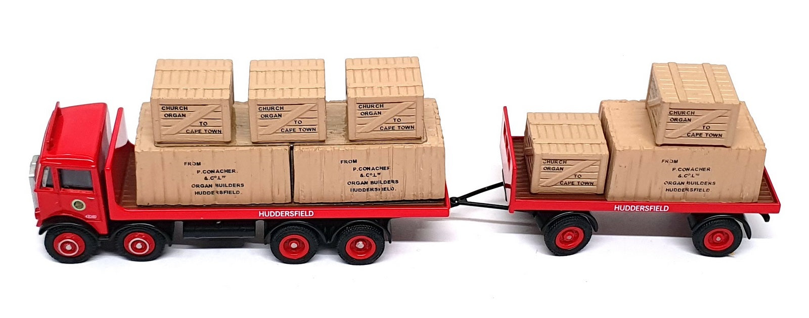 EFE 1/76 Scale 30901 - AEC MkIII Mammoth Major BRS Huddersfield - Red