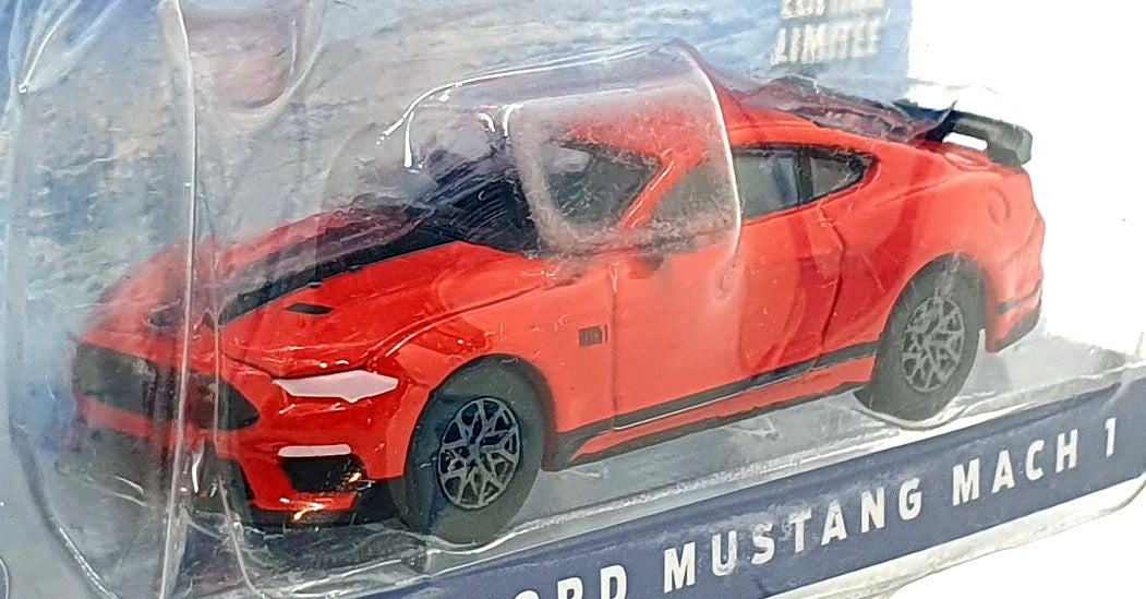Greenlight 1/64 Scale 11340-E - 2021 Ford Mustang Mach 1 - Red