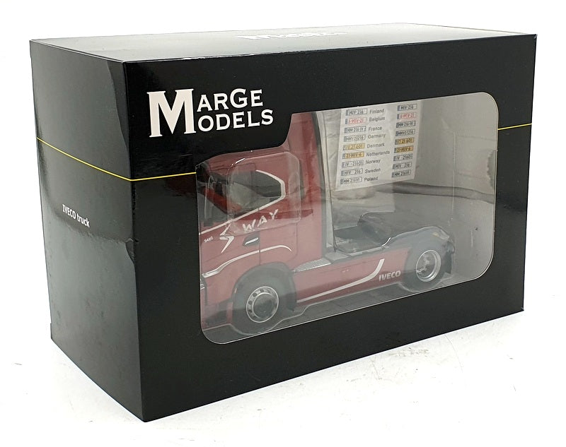 Marge Models 1/32 Scale 2231-03-01 Iveco S-Way 4x2 Truck - Red
