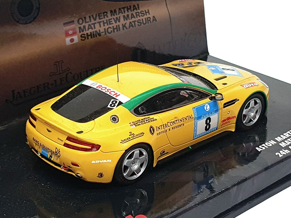 Minichamps 1/43 Scale 437 081308 - Aston Martin V8 Vantage #8 Nurburgring 2008