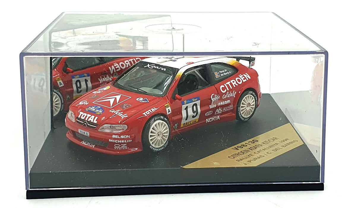 Vitesse 1/43 Scale V98130 - Citroen Xsara Kit Car #19 Rally Catalunya 1998