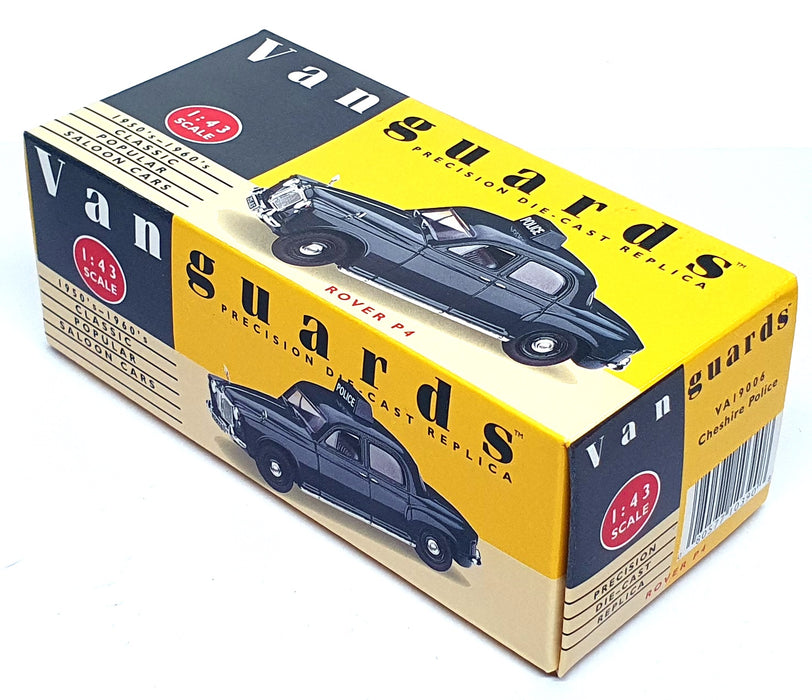 Vanguards 1/43 Scale VA19006 - Rover P4 Cheshire Police Car - Green