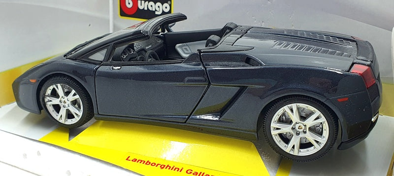 Burago 1/18 scale Diecast 18-12016 - Lamborghini Gallardo Spyder - DK Grey