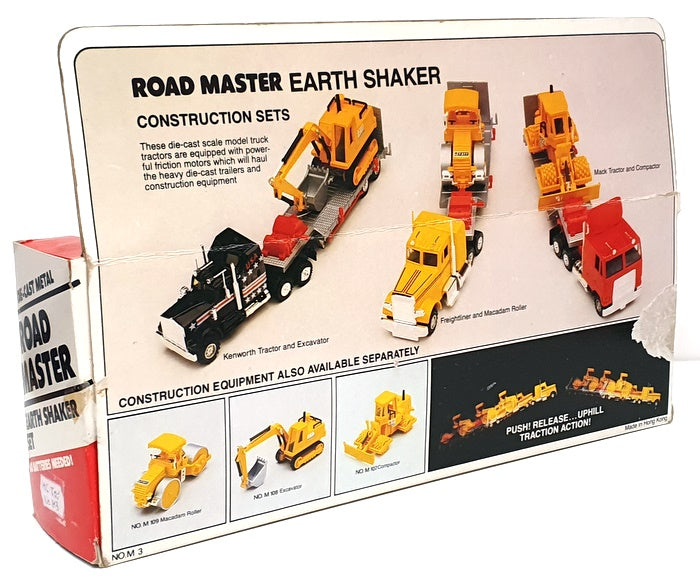 MC Toy Appx 28cm Long Diecast No. M3 - Kenworth Truck & Excavator