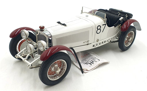 CMC 1/18 Scale Diecast M-055 1931 Mercedes Benz SSKL Sieger bei der Mille Miglia