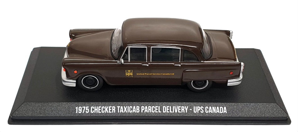 Greenlight 1/43 Scale 86196 - 1975 Checker Taxicab Parcel Delivery - UPS Canada