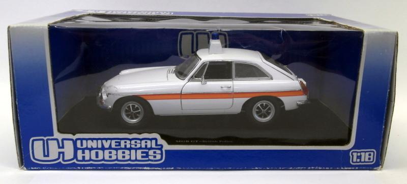 Universal Hobbies 1/18 scale Diecast 4452 - MG MGB British Police car