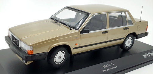 Minichamps 1/18 Scale Diecast 155 171700 - Volvo 740 GL 1986 - Gold