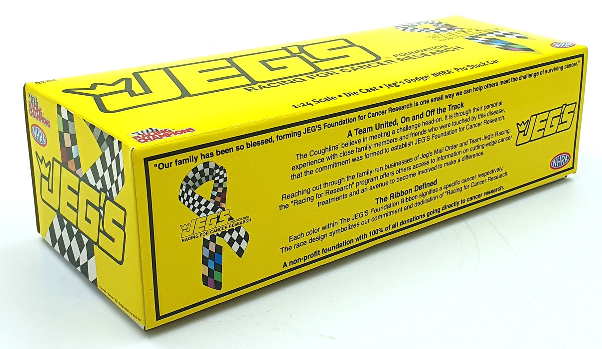 Racing Champions 1/24 Scale 18672P - Jeg's Dodge NHRA Stock Car Cancer Research