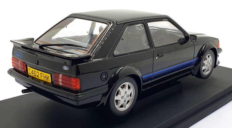 Model Car Group 1/18 Scale Diecast MCG18420 - 1985 Ford Escort RS Turbo - Black