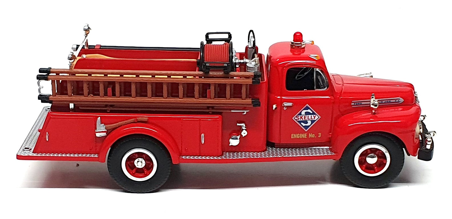 First Gear 1/34 Scale 19-1927 - 1951 Ford F7 Fire Truck Skelly Oil - Red