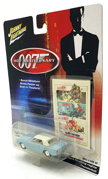 Johnny Lightning 1/64 Scale 261-05 - Ford Mustang Ragtop 007 Thunderball