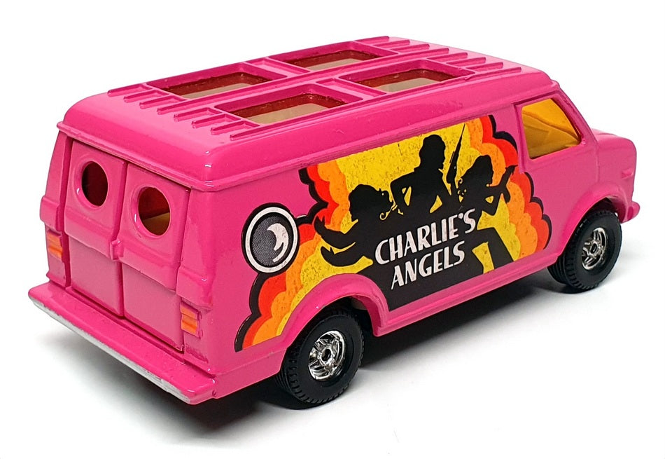 Corgi Appx 12cm Long 434 - Charlie's Angels Custom Chevrolet Van - Pink
