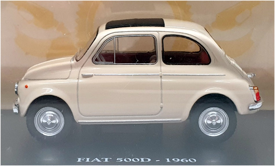 Altaya 1/24 Scale Diecast NX01 - 1960 Fiat 500D - Cream