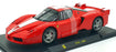 Burago 1/24 Scale Diecast 191223J - 2005 Ferrari FXX - Red/ White Stripe