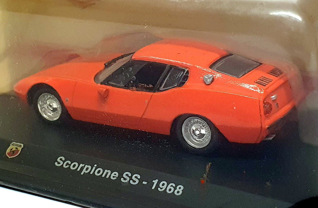 Hachette 1/43 Scale SS4368O - 1968 Fiat Abarth Scorpione SS - Orange
