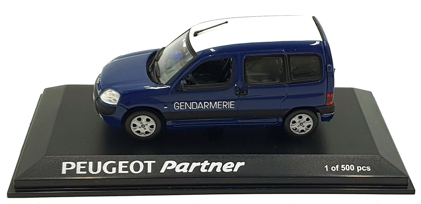 Norev 1/43 Scale 479813 - Peugeot Partner Van Gendarmerie - Blue