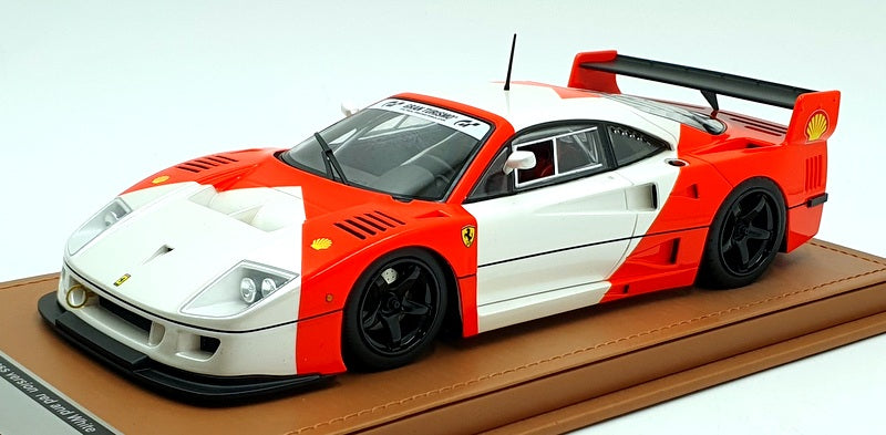 Tecnomodel 1/18 Scale TM18-286L 1996 Ferrari F40 24h LM Red / White Black Wheels