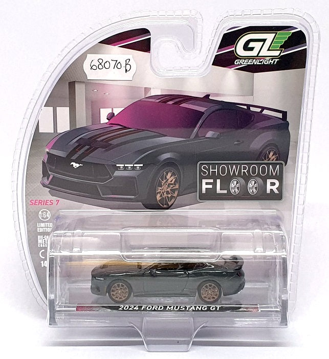 Greenlight Showroom Floor 1/64 Scale 68070-B - Ford Mustang GT - Grey