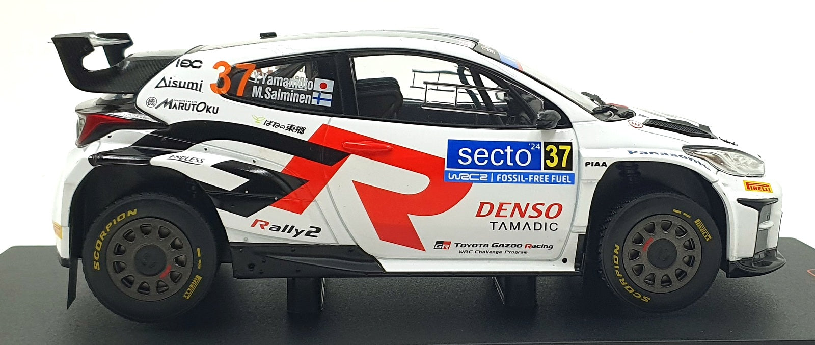 IXO 1/18 Scale Diecast 18RMC212A.22 - Toyota GR Yaris Rally2 #37 Finland 2024