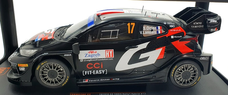 Ixo 1/18 Scale 18RMC202.22 Toyota GR Yaris Rally1 Hybrid #17 1st Croatia 24