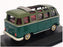 Minichamps 1/43 Scale 430 052301 - Volkswagen VW Samba Bus - Green/Lt Green