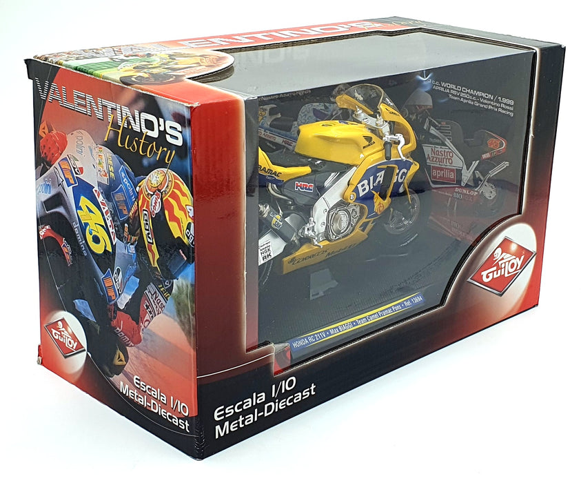 Guiloy 1/10 Scale 13694 - Honda RC 211V #3 Motorcycle Biaggi Team Camel