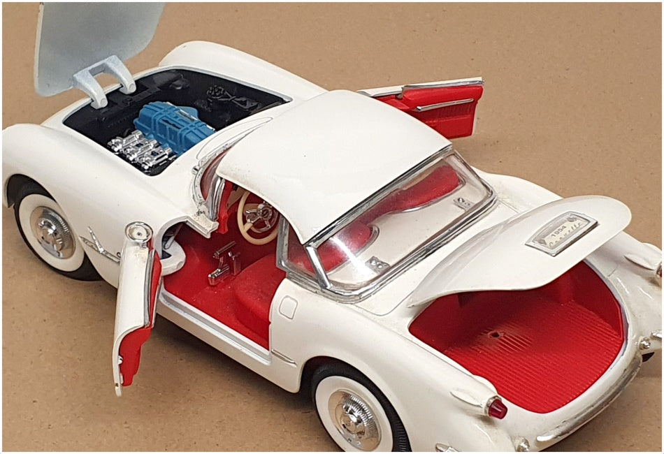 Mira 1/18 Scale Diecast 7723B - 1954 Chevrolet Corvette - White