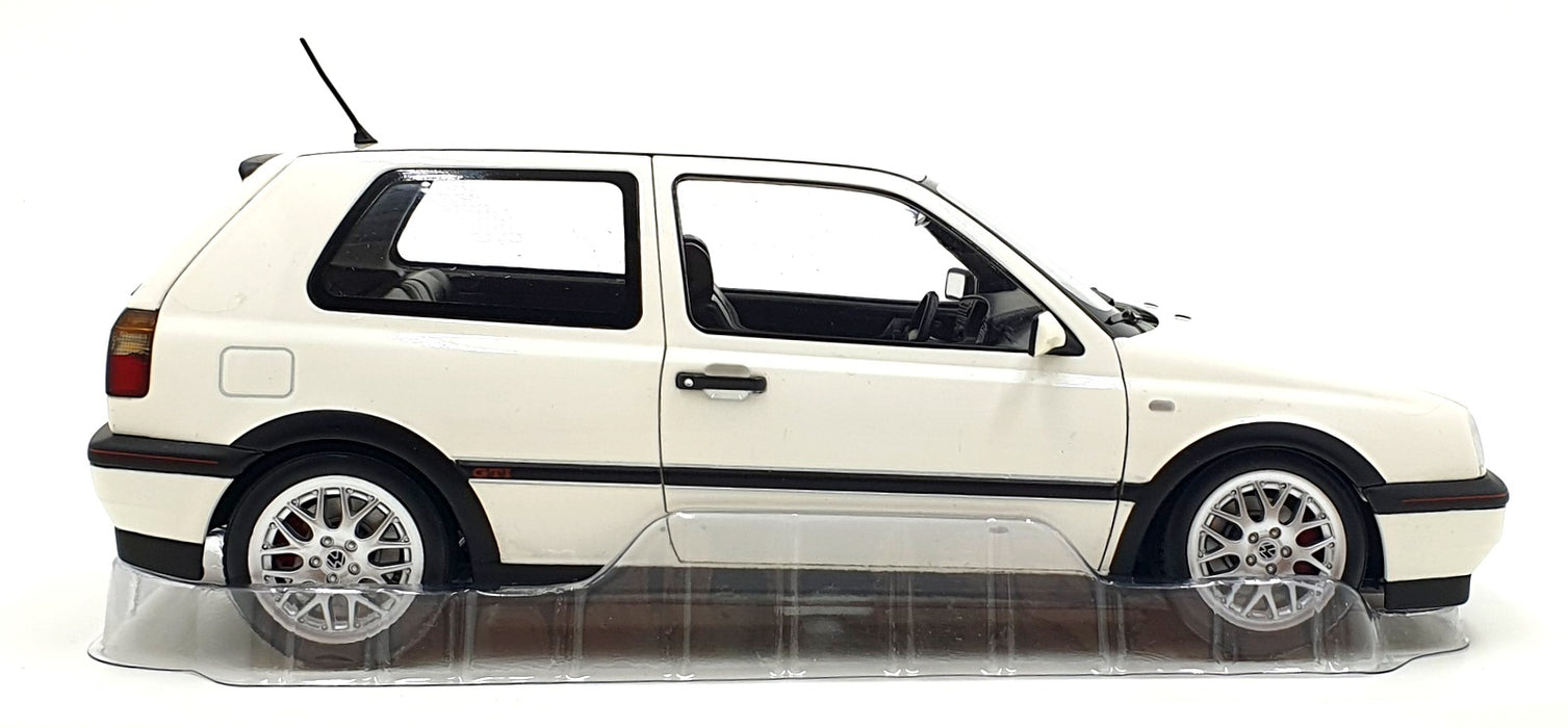 Norev 1/18 Scale 188508 - 1996 Volkswagen Golf GTI 20th Ann. Ed - Candy White