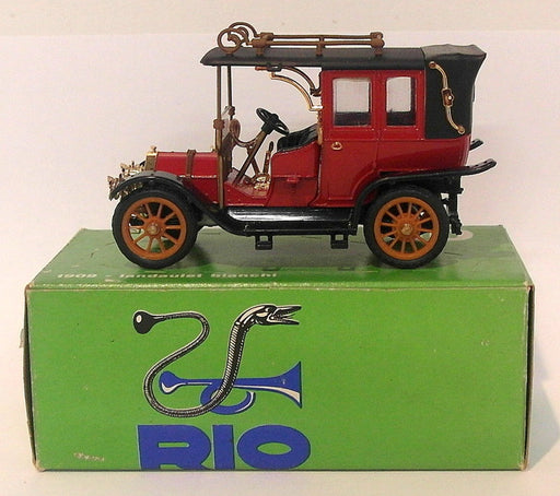Rio Models 1/43 Scale RIO10 - 1909 Landaulet Bianchi - Deep Red/Black