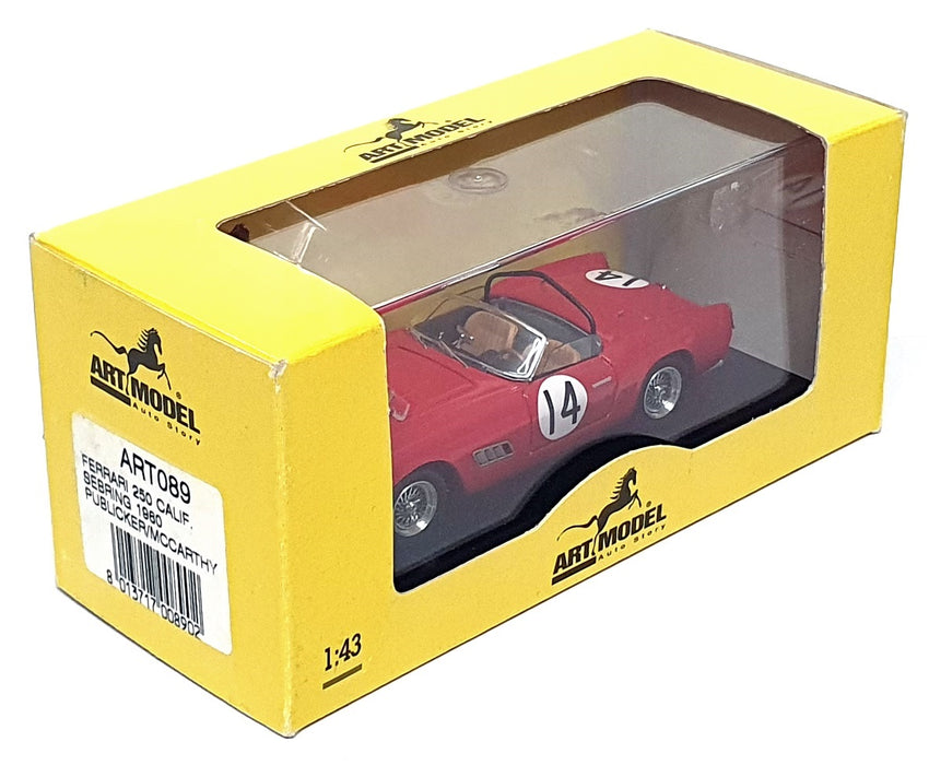 Art Model 1/76 Scale ART089 Ferrari 250 Calif #14 Sebring '60 Publicker/McCarthy