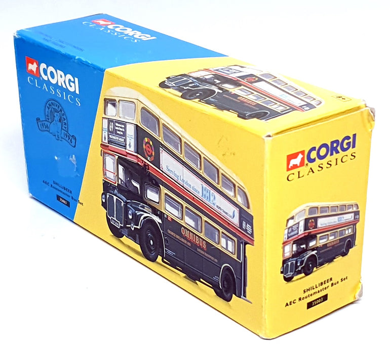 Corgi 1/50 Scale 35003 - AEC Routemaster Bus London Trans. 1979 - Green/Yellow