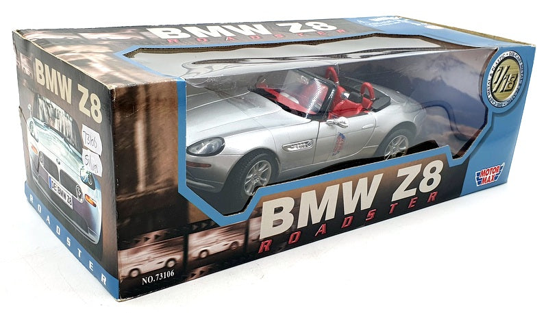Motor Max 1/18 Scale Diecast 73106 - BMW Z8 Roadster - Silver