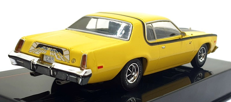 Ixo Models 1/43 Scale CLC541N.22 - 1975 Plymouth Fury Road Runner - Yellow/Black