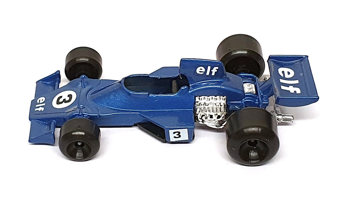 Polistil Appx 8cm Long Diecast RJ.4 - F1 Tyrrell Elf 007 #3 - Blue