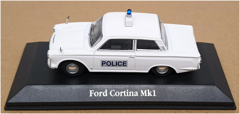 Atlas Editions 1/43 Scale 4 650 126 - Ford Cortina Mk1 Surrey Police - White