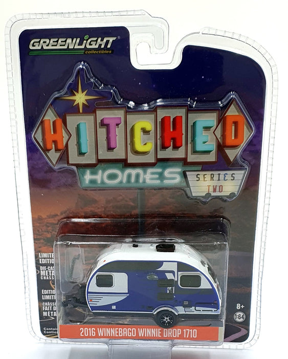 Greenlight 1/64 Scale 34020-D - 2016 Winnebago Winnie Drop 1710 - Blue